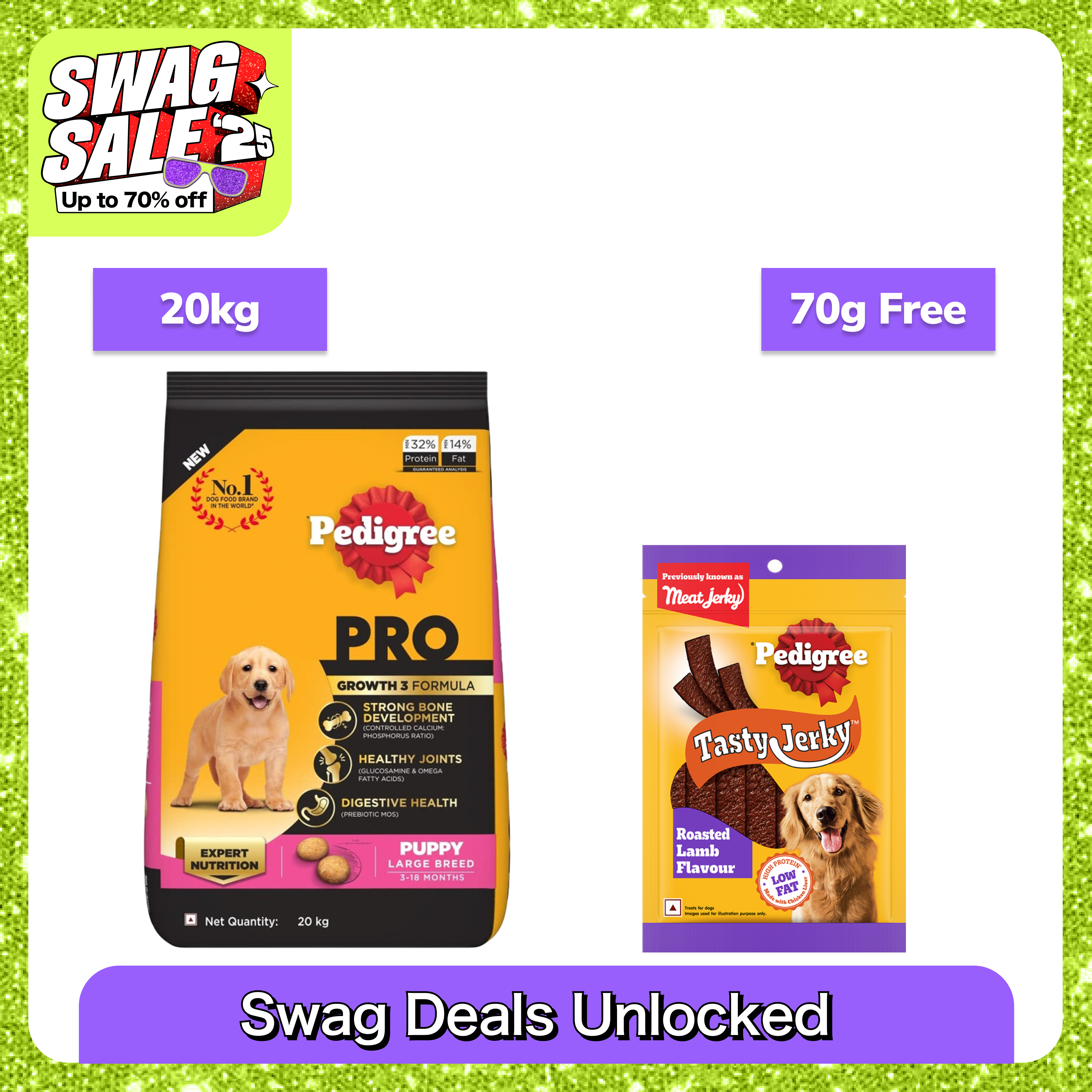 Pedigree PRO Expert Nutrition for Large Breed Puppy (3 to 18 Months) Dog Dry Food