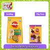 Pedigree 100% Vegetarian Puppy and Adult Veg Dog Dry Food Dogs- Dry Food Pedigree 20kg (2x10kg)+70g (Treat Free)