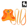 Truelove Mesh Harness & Leash Set for Cats & Small & Medium Dogs (Orange) Both-Collar, Leashes, harnesses Truelove