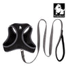 Truelove Mesh Harness & Leash Set for Cats & Small & Medium Dogs (Black) Both-Collar, Leashes, harnesses Truelove