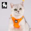 Truelove Mesh Harness & Leash Set for Cats & Small & Medium Dogs (Orange) Both-Collar, Leashes, harnesses Truelove