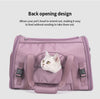 Truelove 1 Side Expandable Duffle Carrier for Dogs & Cats (Wistful Mauve) Both-Bedding, Mats & Travel Supplies Truelove