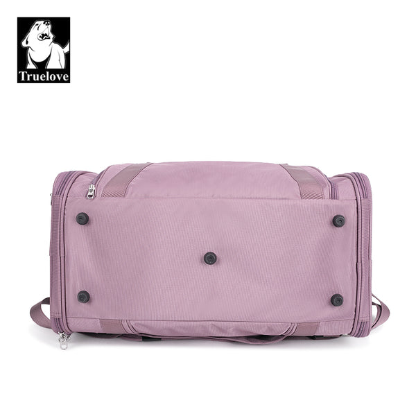 Truelove 1 Side Expandable Duffle Carrier for Dogs & Cats (Wistful Mauve)