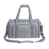 Truelove 3 Side Expandable Duffle Carrier for Dogs & Cats (Heather Gray) Both-Bedding, Mats & Travel Supplies Truelove L