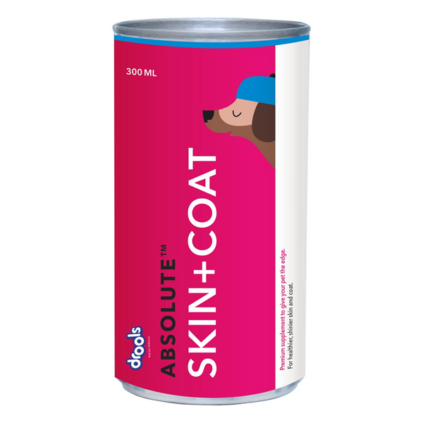 Drools Absolute Skin & Coat Syrup Supplement for Dogs