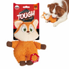 Barkbutler x Fofos Fox Tough Squeaky Toy for Dogs | For Medium Chewers (Orange)