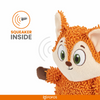 Barkbutler x Fofos Fox Tough Squeaky Toy for Dogs | For Medium Chewers (Orange)