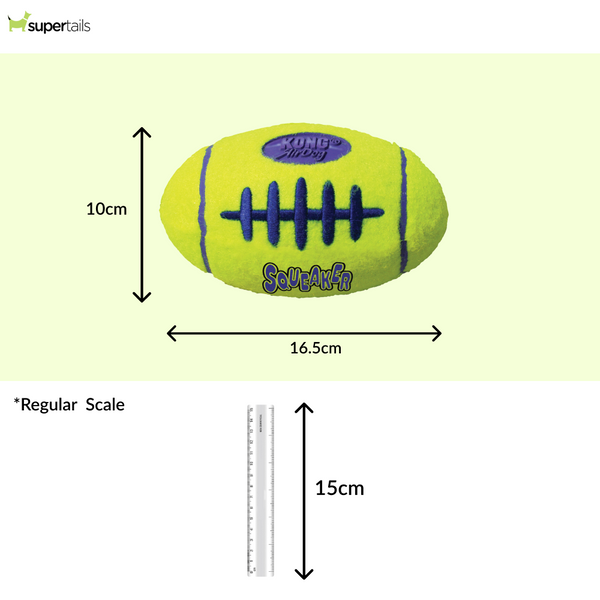 Kong AirDog Football Toy for Dogs (Yellow)
