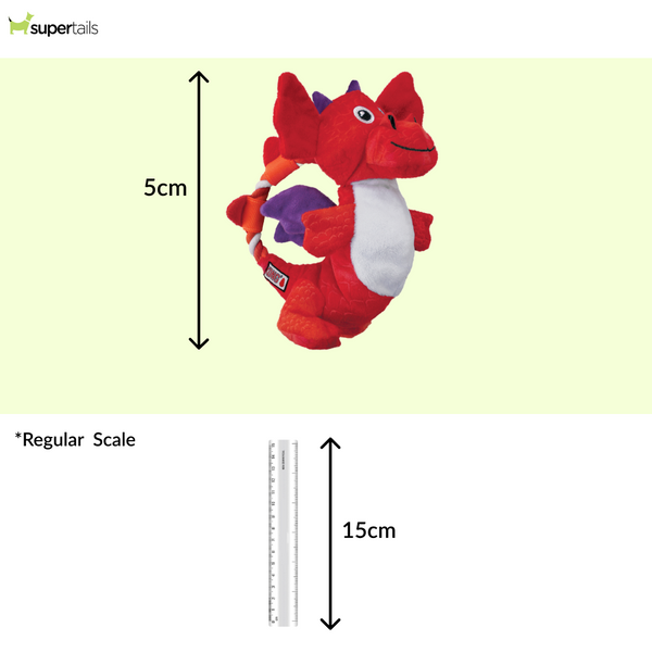 Kong Dragon Knots Toy for Dogs  (Red)