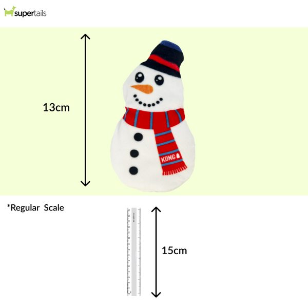 Kong Refillables Snowman Toy for Cats (White)