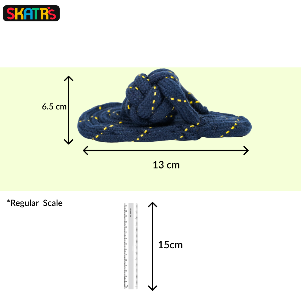 Skatrs Sandal Shaped Rope Chew Toy for Dogs and Cats