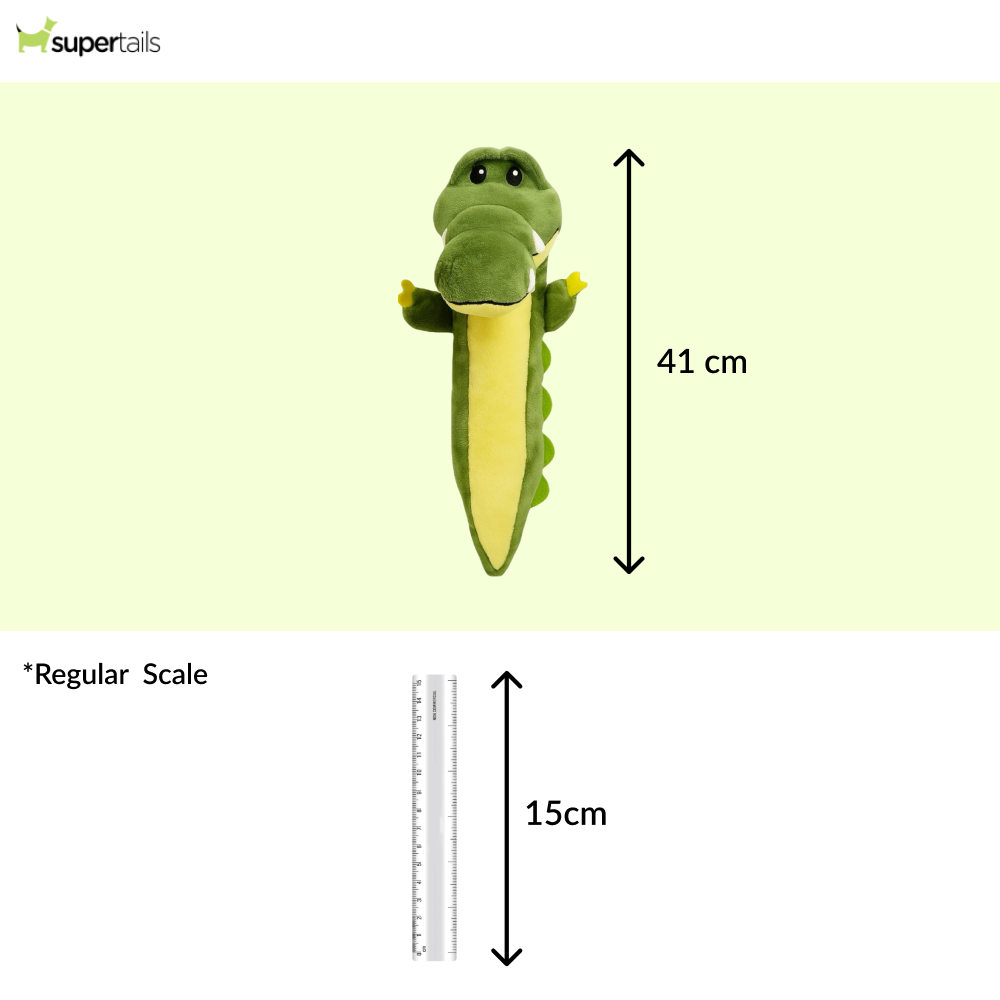 Talking Dog Club Gator Plush Toy for Dogs (Green) Dogs-Toys Talking Dog Club Dropship