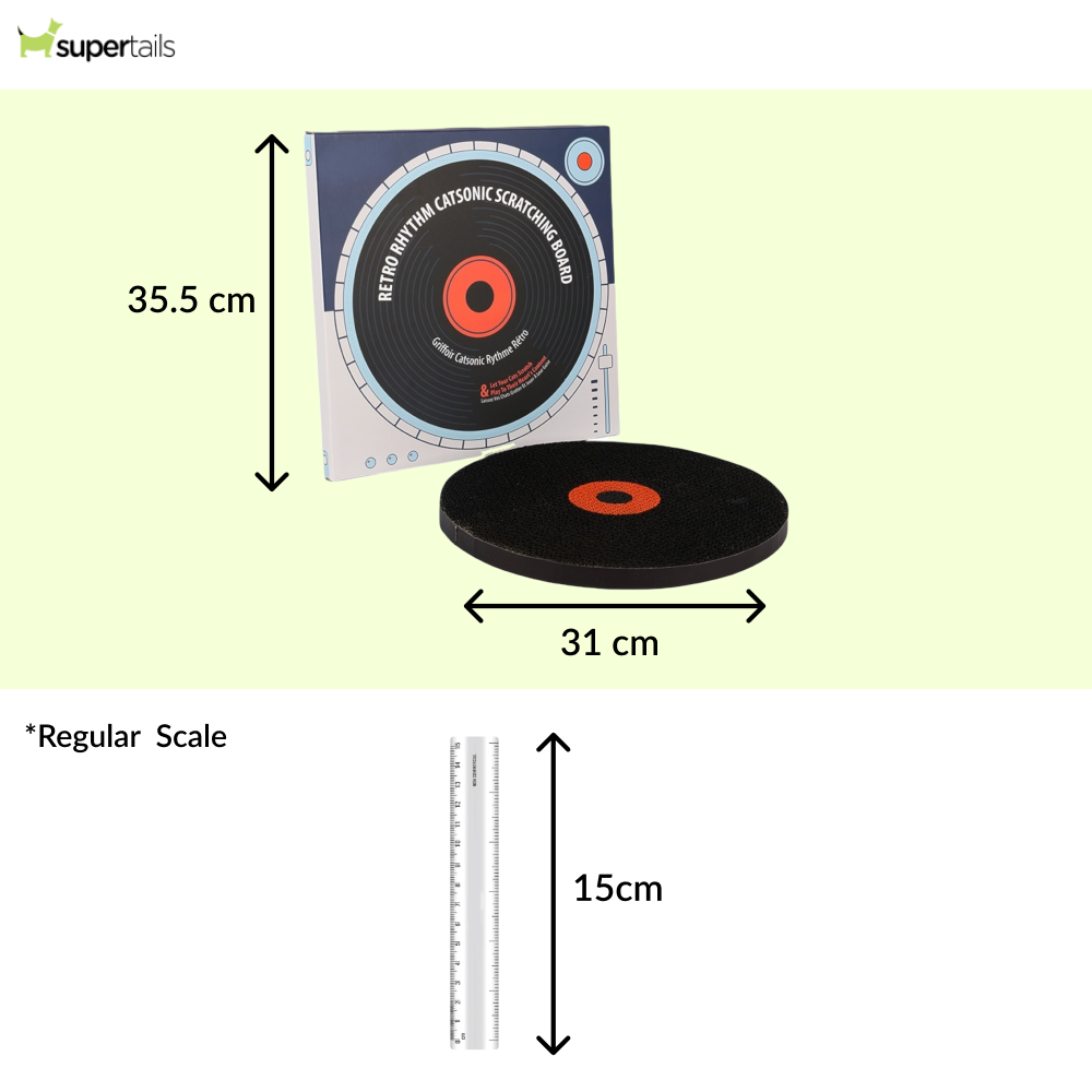 Talking Dog Club Vynil Scratcher Toy for Cats (Black) Cats-Toys Talking Dog Club Dropship