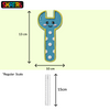 Skatrs Wrench Latex Chew Toy for Dogs (Blue)