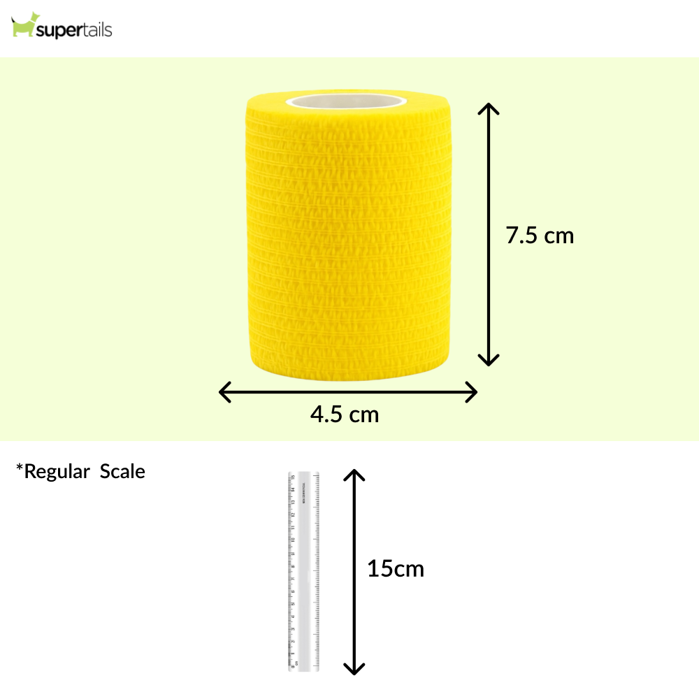 Talking Dog Club Self Adhesive Paws Wraps for Dogs (Yellow) Dogs-Clothing & Accessories Talking Dog Club Dropship