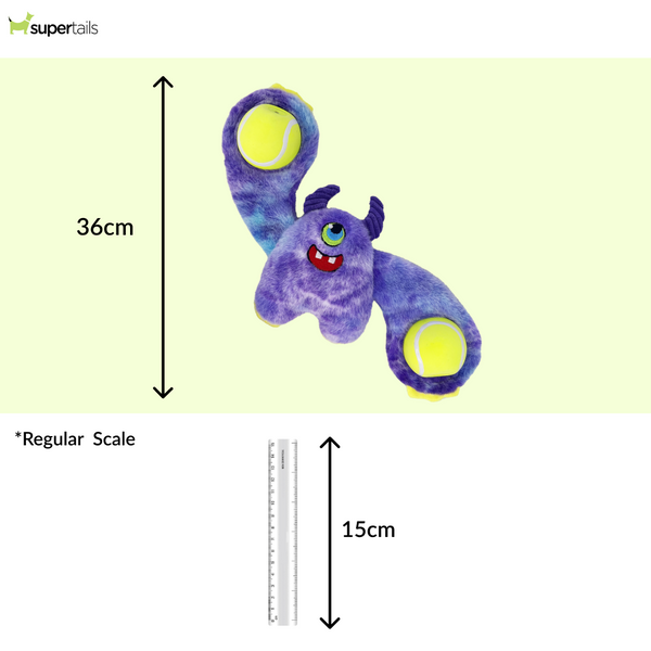 Kong Woozles Monster Plush Toy for Dogs (Purple)