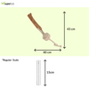 Talking Dog Club Natural Ball & Stick Tug Toy for Dogs (White and Brown) Dogs-Toys Talking Dog Club Dropship