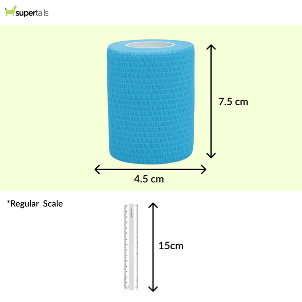 Talking Dog Club Self Adhesive Paws Wraps for Dogs (Sky Blue)