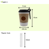 Talking Dog Club Coffee Cup Poop Bag Holder for Dogs and Cats (Brown/White) Dogs-Health & Wellness Talking Dog Club Dropship