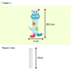 Talking Dog Club Baby Hippo Stick Plush Toy for Dogs (Blue) Dogs-Toys Talking Dog Club Dropship