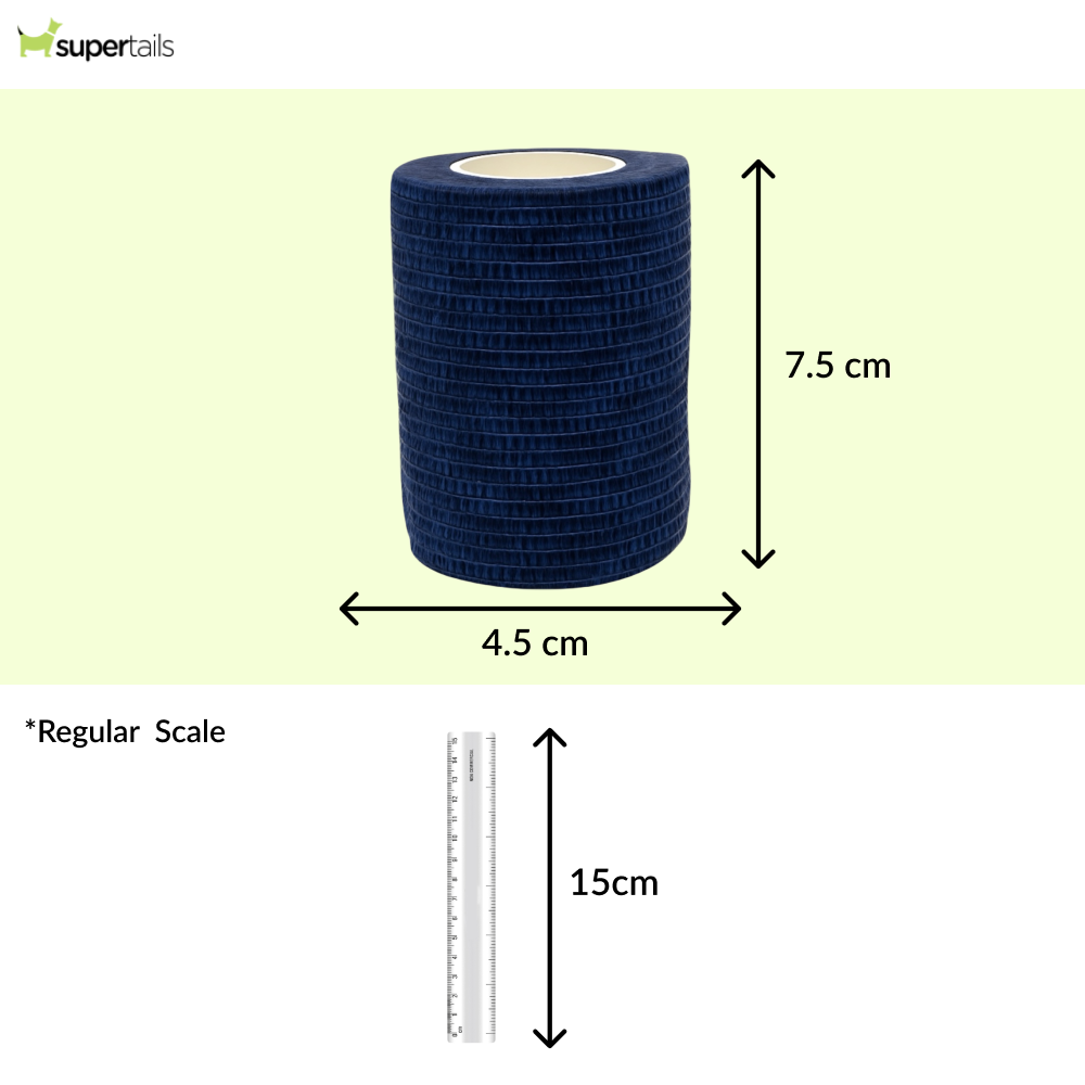 Talking Dog Club Self Adhesive Paws Wraps for Dogs (Navy Blue) Dogs-Clothing & Accessories Talking Dog Club Dropship