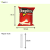 Talking Dog Club Dogritos 1 Zero Calories Chips Plush Toy for Dogs (Red)