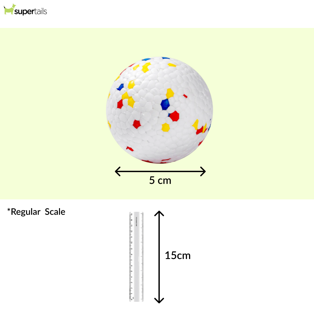Talking Dog Club Bloom Ball Indestructible Heavy Chew Toy for Dogs (White) Dogs-Toys Talking Dog Club Dropship