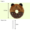 Zippy Paws Buddies Bear Donutz Plush Toy for Dogs Dogs-Toys Zippy Paws