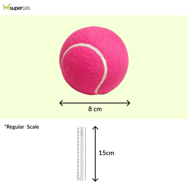 Talking Dog Club Tennis Ball Toy for Dogs (Pink)