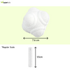 Talking Dog Club Crazy Bounce Meta Ball Toy for Dogs (White)