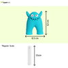 Talking Dog Club Monster Tough Rubber Toy for Dogs and Cats (Blue) Dogs-Toys Talking Dog Club Dropship