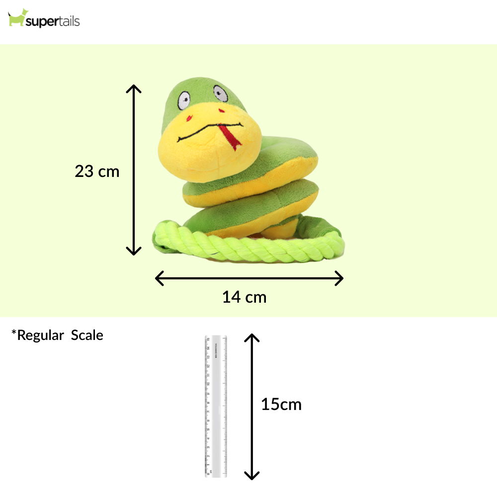 Skatrs Snake Plush Toy with Rope for Dogs and Cats Both-Toys Skatrs