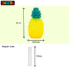 Skatrs Pineapple Shaped Ice Cooling Toy for Dogs & Cats (Yellow) Dogs-Toys Skatrs