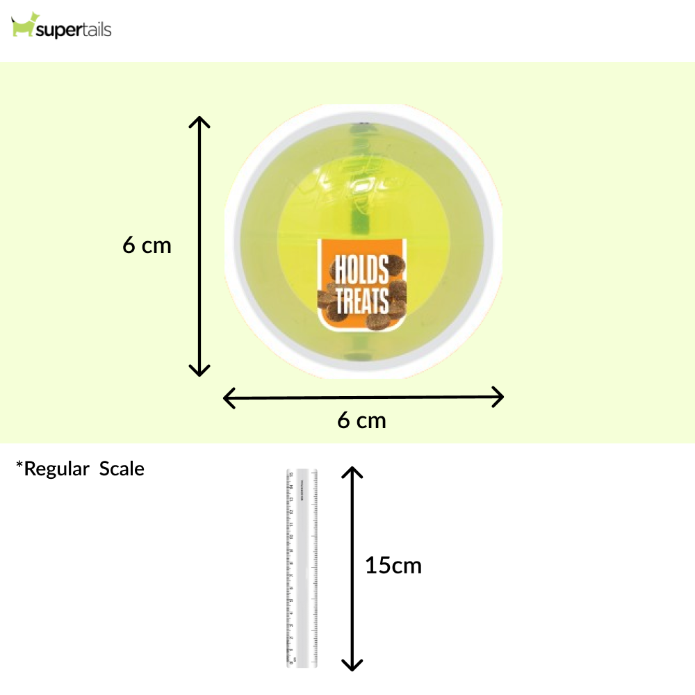 Nerf Dog Bungee Treat Ball Toy for Dogs (Green)
