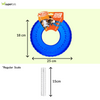 Nerf Dog Translucent Tire Flyer TPR Toy for Dogs (Blue)