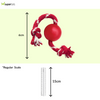 Kong Ball with Rope Toy for Dogs (Red) Dogs-Toys Kong