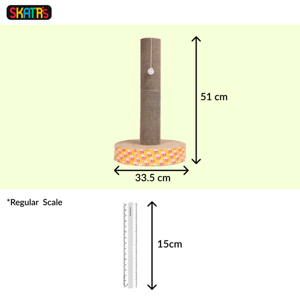 Skatrs Pole Scratcher Toy for Cats