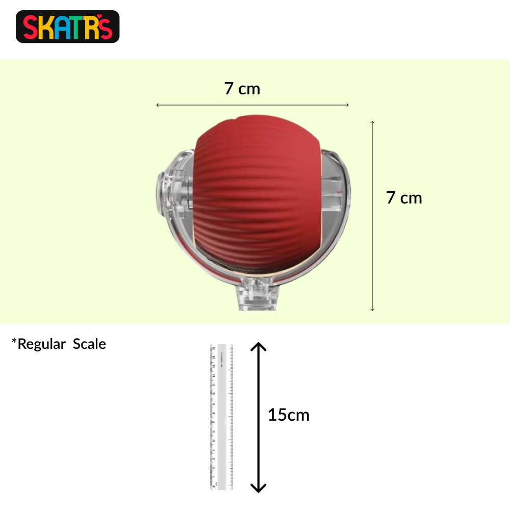 Skatrs Running Ball with String Toy for Cats (Red) Cats-Toys Skatrs