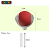 Skatrs Running Ball with String Toy for Cats (Red) Cats-Toys Skatrs