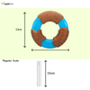 Kong CoreStrength Bamboo Ring Toy for Dogs (Brown & Blue) Dogs-Toys Kong