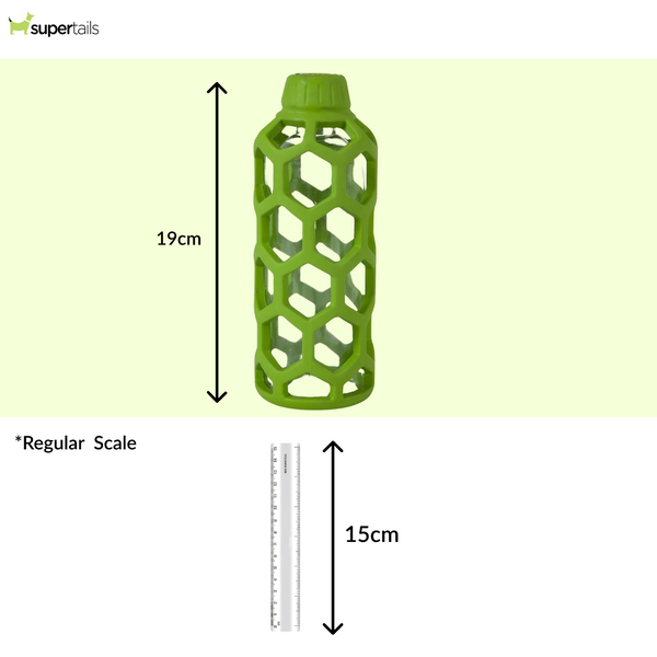 JW Holee Water Bottle Toy for Dogs (Green)