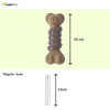 M Pets Chewood Bone with Rubber Chew Toy for Dogs (Brown) Dogs-Toys M Pets
