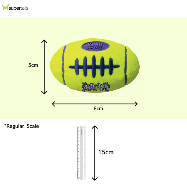 Kong AirDog Football Toy for Dogs (Yellow)
