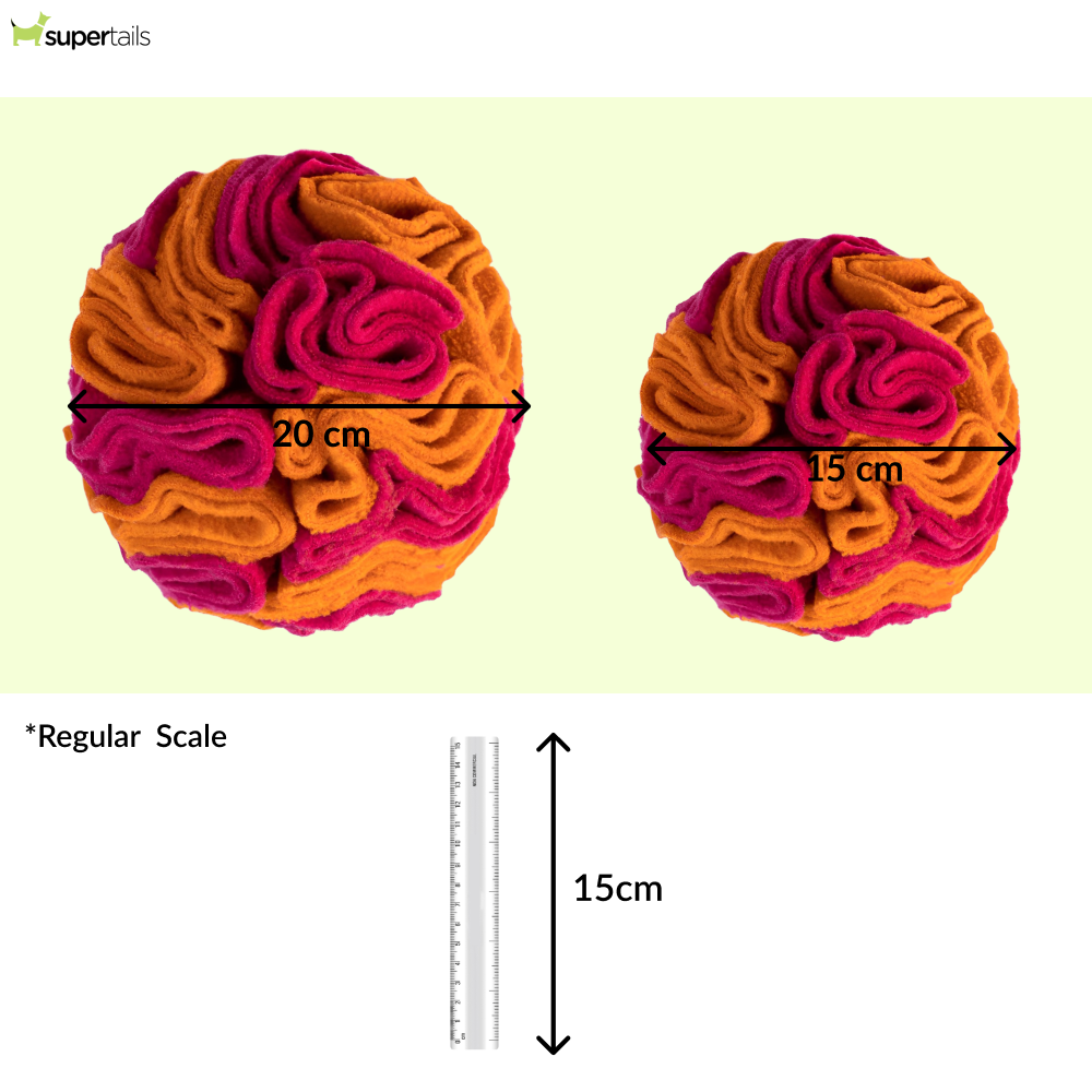 For The Love Of Dog Sniffer Ball Toy for Dogs (Pink/Orange) Dogs-Toys For The Love Of Dog Dropship