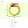 Nerf Dog Dental Tug Ring Toy for Dogs (Green) Dogs-Toys Nerf