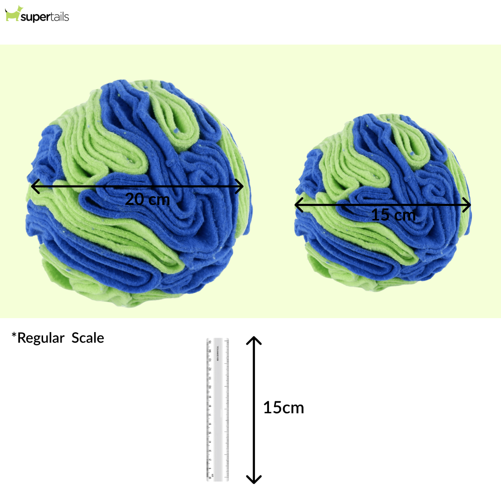 For The Love Of Dog Sniffer Ball Toy for Dogs (Blue/Green) Dogs-Toys For The Love Of Dog Dropship