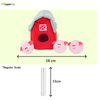 Zippy Paws Zippy Burrow with Bubble Babiez Pig Barn Plush Toy for Dogs Dogs-Toys Zippy Paws