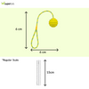 Trixie Wavy Ball on a Rope Toy for Dogs (Yellow) Dogs-Toys Trixie