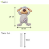 Trixie Soundless Plush Toy for Dogs (Brown) Dogs-Toys Trixie