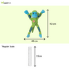Talking Dog Club Monkey on Ropes with Multiple Squeaker Toy for Dogs (Green) Dogs-Toys Talking Dog Club Dropship